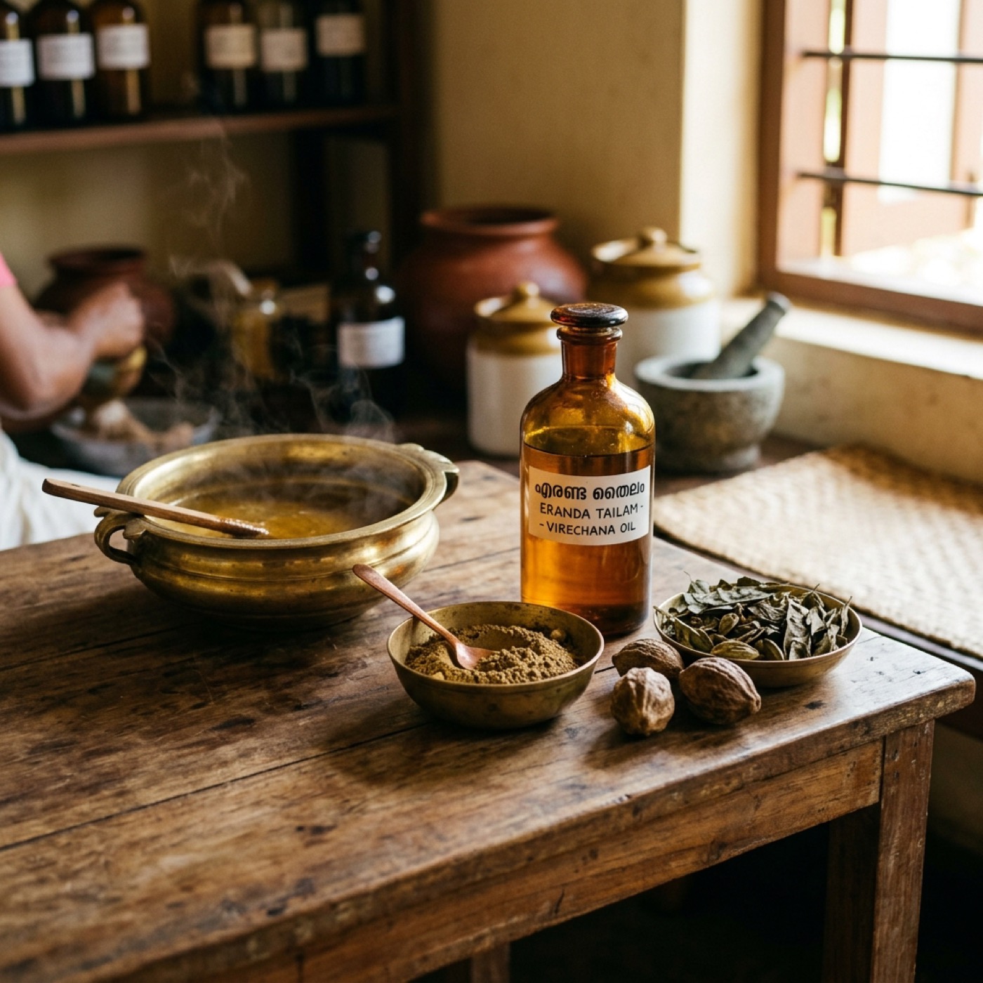 Panchakarma detox guide and authentic Ayurvedic herbal oils
