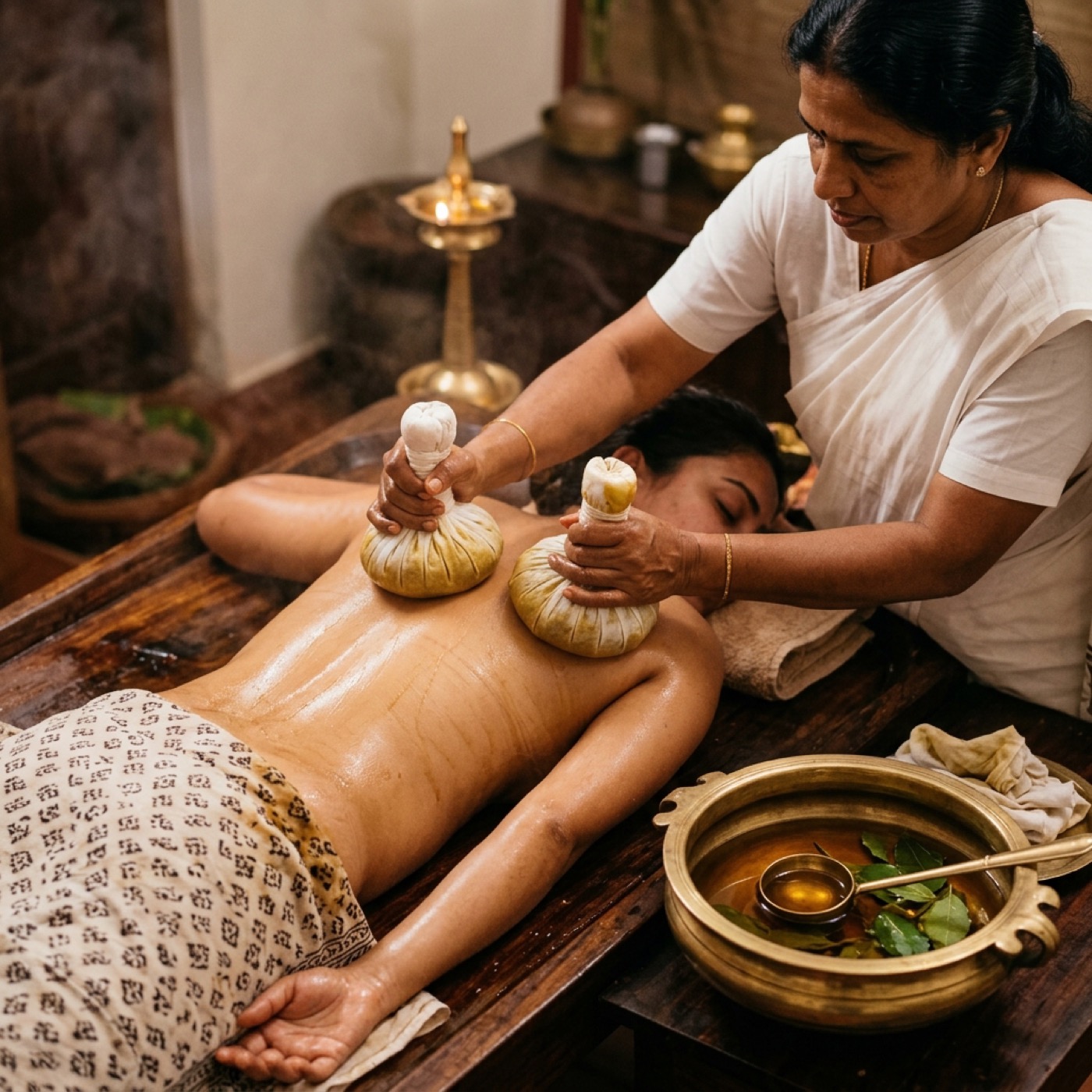 Authentic Kizhi / Potli herbal pouch therapy